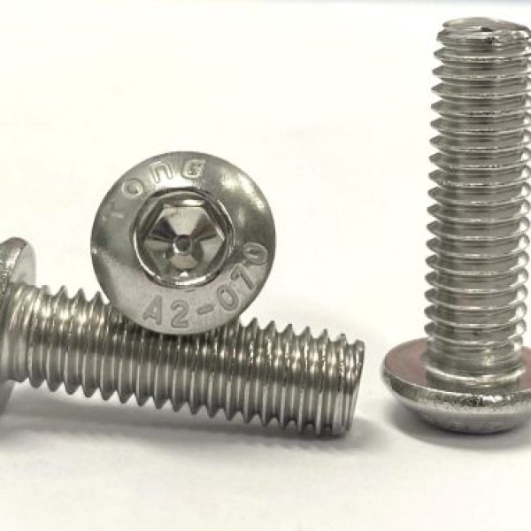 M2.5 x 5mm Button Head Socket Screw Gr 304 S/S