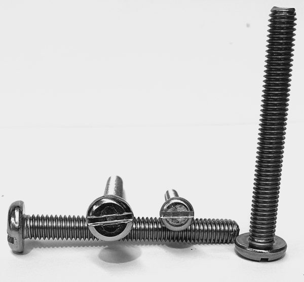 M2 x 16mm Pan Head Slot M/T Gr 304 S/S