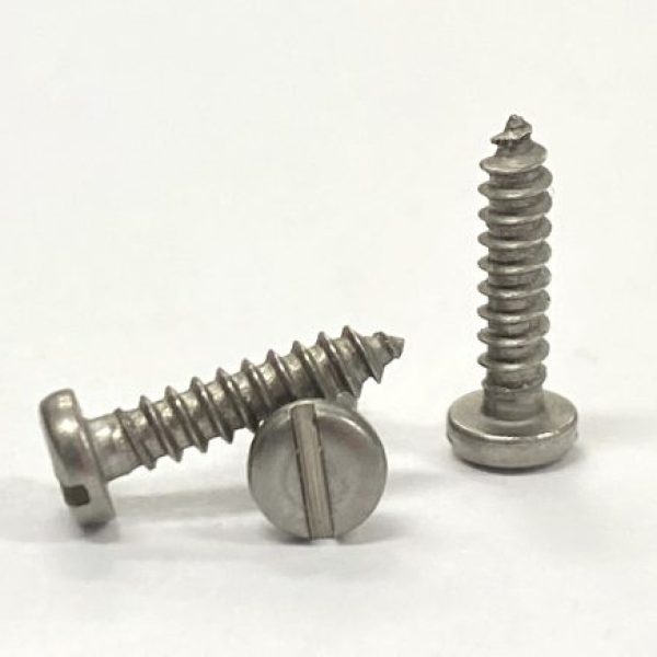 2g x 3/8 Pan Head Slot Self Tapper (AB) Gr 304 S/S