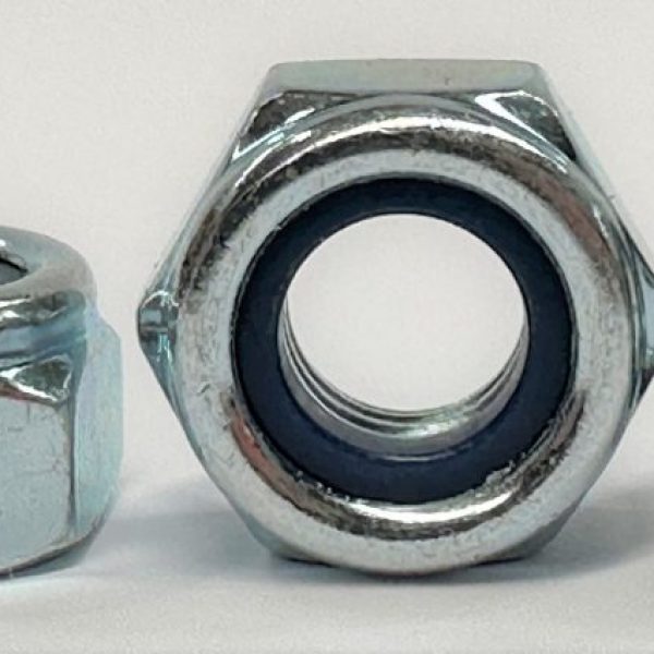 M2 Nylon Insert Lock Nut Zinc Plated