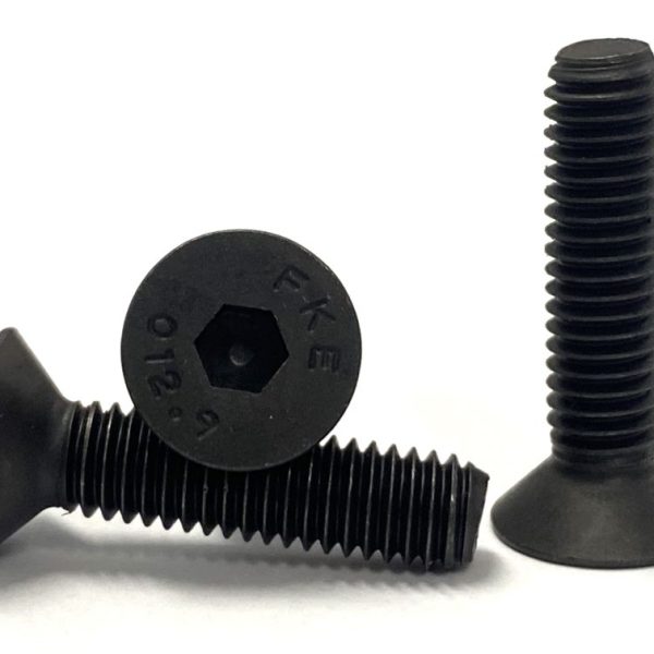M2.5 x 12mm Flat Head Socket Screw Plain
