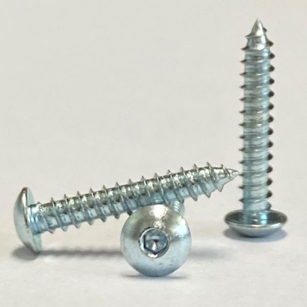 0g x 3/16 Button Head Socket Self Tapper (AB) Zinc